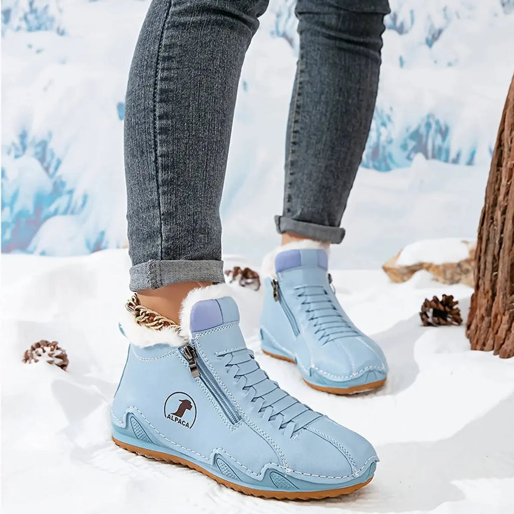 Women's Ankle Boots | Faux-Fur Lined, Wide Toe Box, Side Zip Closure 1