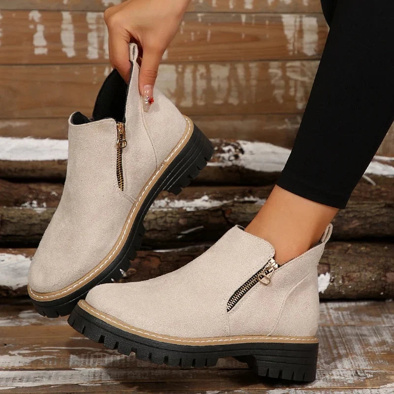 Women's Ankle Boots | Waterproof Upper, Side Zip, Non-Slip Sole 4