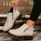 Women's Ankle Boots | Waterproof Upper, Side Zip, Non-Slip Sole 4