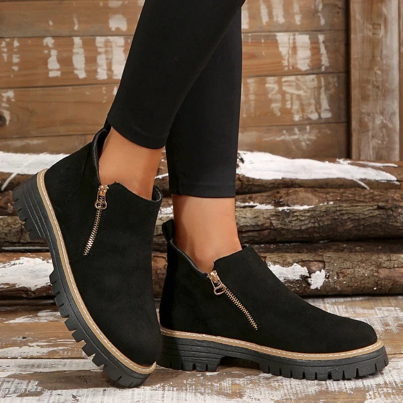 Women's Ankle Boots | Waterproof Upper, Side Zip, Non-Slip Sole 5