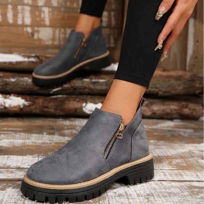 Women's Ankle Boots | Waterproof Upper, Side Zip, Non-Slip Sole 7