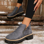 Women's Ankle Boots | Waterproof Upper, Side Zip, Non-Slip Sole 7