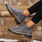 Women's Ankle Boots | Waterproof Upper, Side Zip, Non-Slip Sole 8