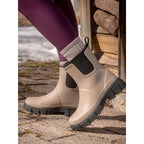 Women's Black Ankle Boots | Waterproof, Chunky Sole, Elastic Side Panels 1