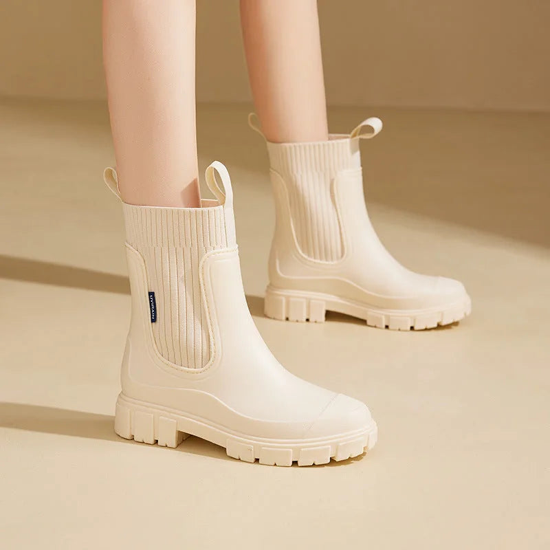 Women's Chelsea Boots | Waterproof Mid-Calf with Arch Support 0