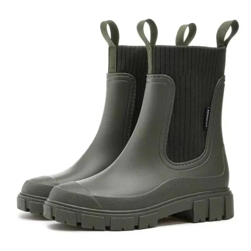 Women's Chelsea Boots | Waterproof Mid-Calf with Arch Support 1