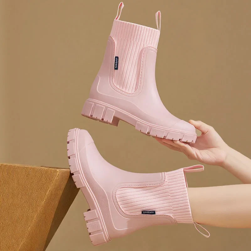 Women's Chelsea Boots | Waterproof Mid-Calf with Arch Support 11
