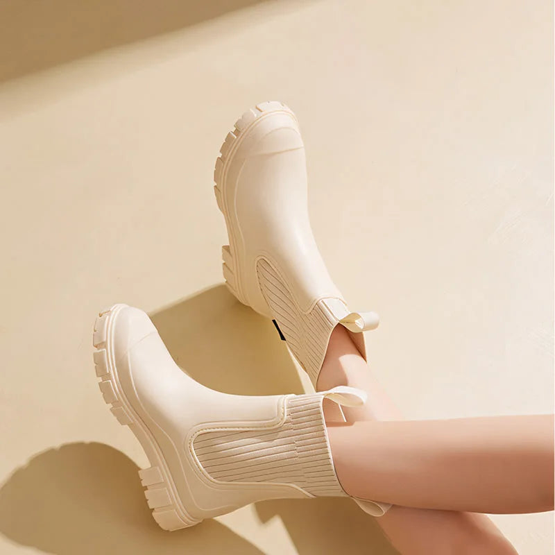 Women's Chelsea Boots | Waterproof Mid-Calf with Arch Support 2