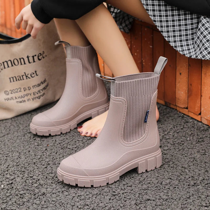 Women's Chelsea Boots | Waterproof Mid-Calf with Arch Support 6