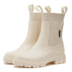 Women's Chelsea Rain Boots | Waterproof, Non-Slip, Slip-On Ankle Design 0