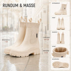Women's Chelsea Rain Boots | Waterproof, Non-Slip, Slip-On Ankle Design 3