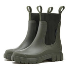 Women's Chelsea Rain Boots | Waterproof, Non-Slip, Slip-On Ankle Design 9