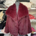 Women's Cropped Faux Fur Jacket | Soft Texture, Relaxed Fit, Open Front 9