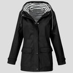 Women's Insulated Waterproof Jacket | Adjustable Hood, Windproof, Relaxed Fit 1