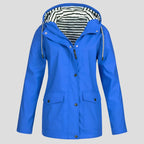 Women's Insulated Waterproof Jacket | Adjustable Hood, Windproof, Relaxed Fit 3