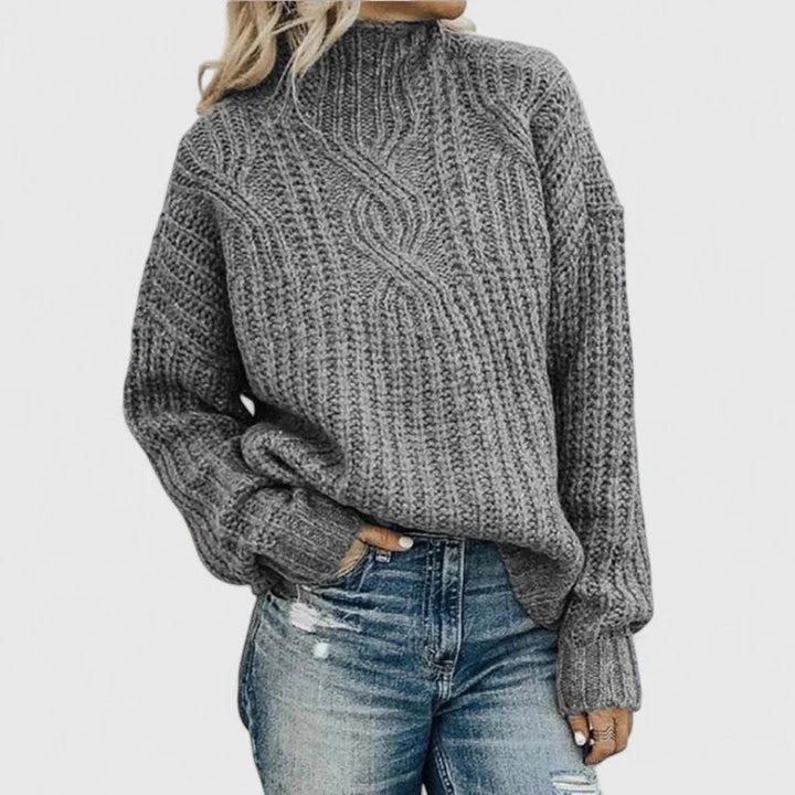 Women's Jumper | Cable Knit, Relaxed Fit, Versatile Style 1