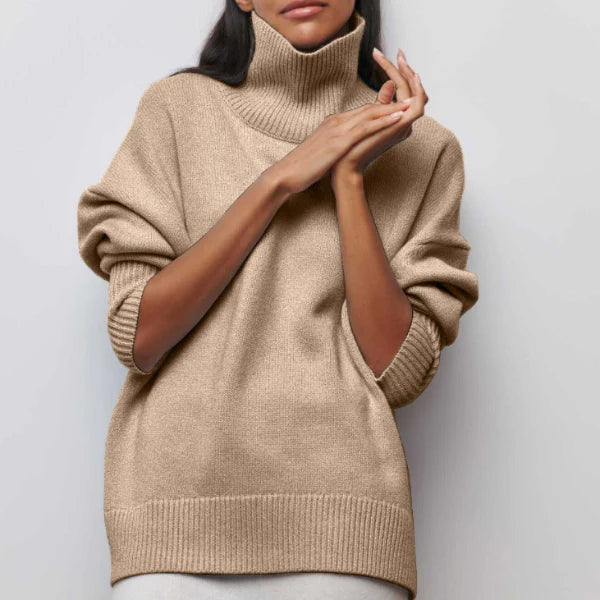 Women's Jumper | High Neck, Soft Knit, Cozy Fit 0