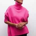 Women's Jumper | High Neck, Soft Knit, Cozy Fit 3