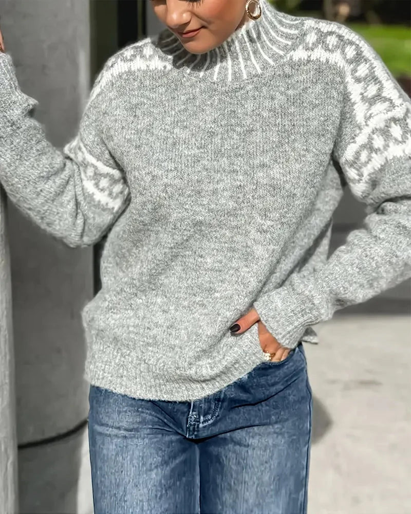 Women's Jumper | Soft Fabric, Relaxed Fit, High Collar 2