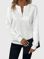 Women's Jumper with Zipper | Soft Knit, Comfortable Fit, Versatile Layering 4