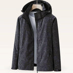 Women's Lightweight Windbreaker Jacket | Hooded, Zip Pockets, Tropical Leaf Print 6