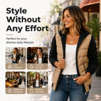 Women's Puffer Jacket | Color-Block Design, Warm Insulation, Adjustable Hood 5
