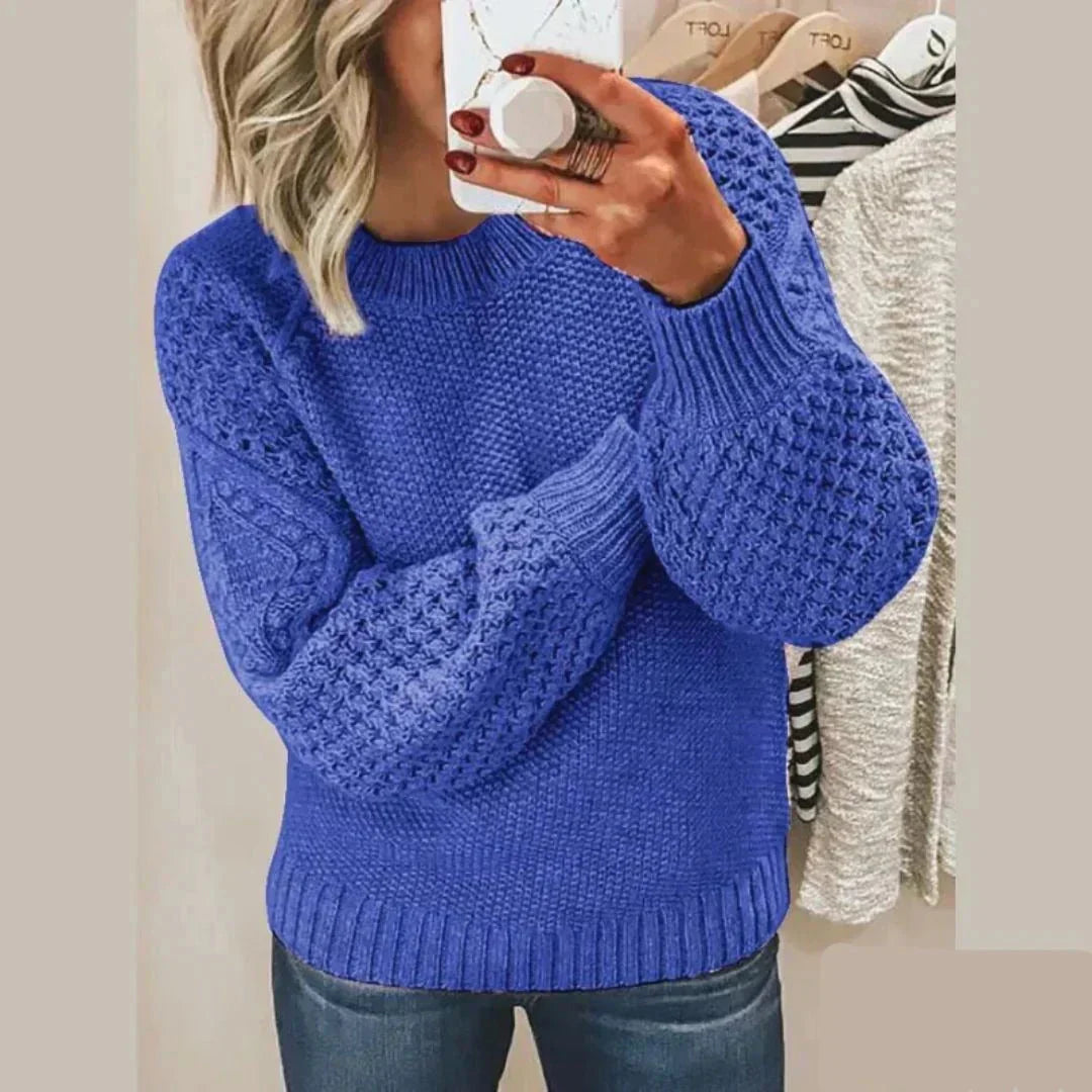 Women's Pullover Sweater | Soft Wool, Classic Long Sleeve Design 3