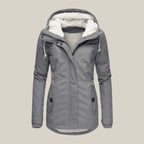 Women's Quilted Jacket | Sherpa-Lined Winter Coat with Adjustable Hood 1