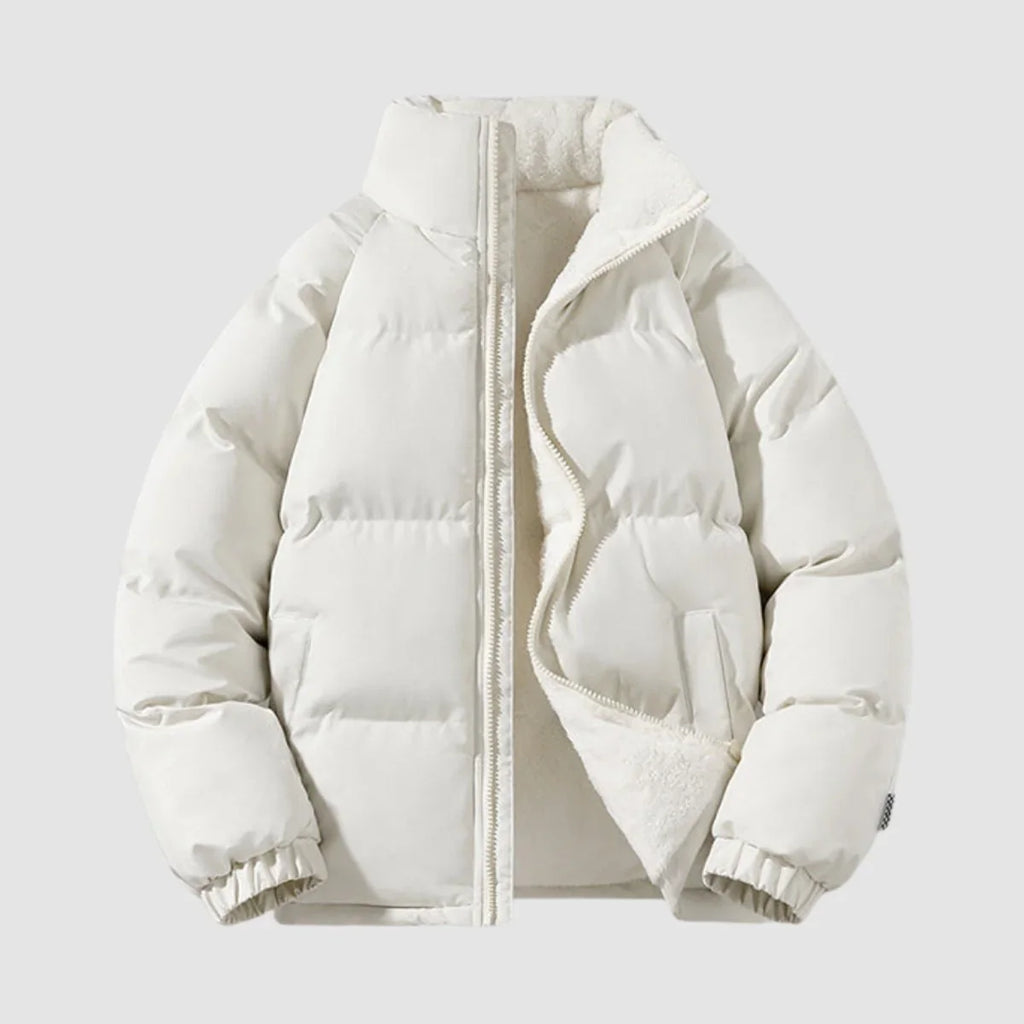Women's Quilted Puffer Jacket | Fleece-Lined Hood, Fitted Silhouette 2