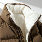 Women's Quilted Puffer Jacket | Fleece-Lined Hood, Fitted Silhouette 7