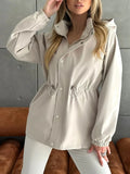 Women's Raincoat | Oversized Hooded Design, Water-Resistant, Roomy Fit for Layering 6