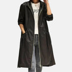 Women's Raincoat | Water-Repellent, Hooded, Knee-Length Design 2