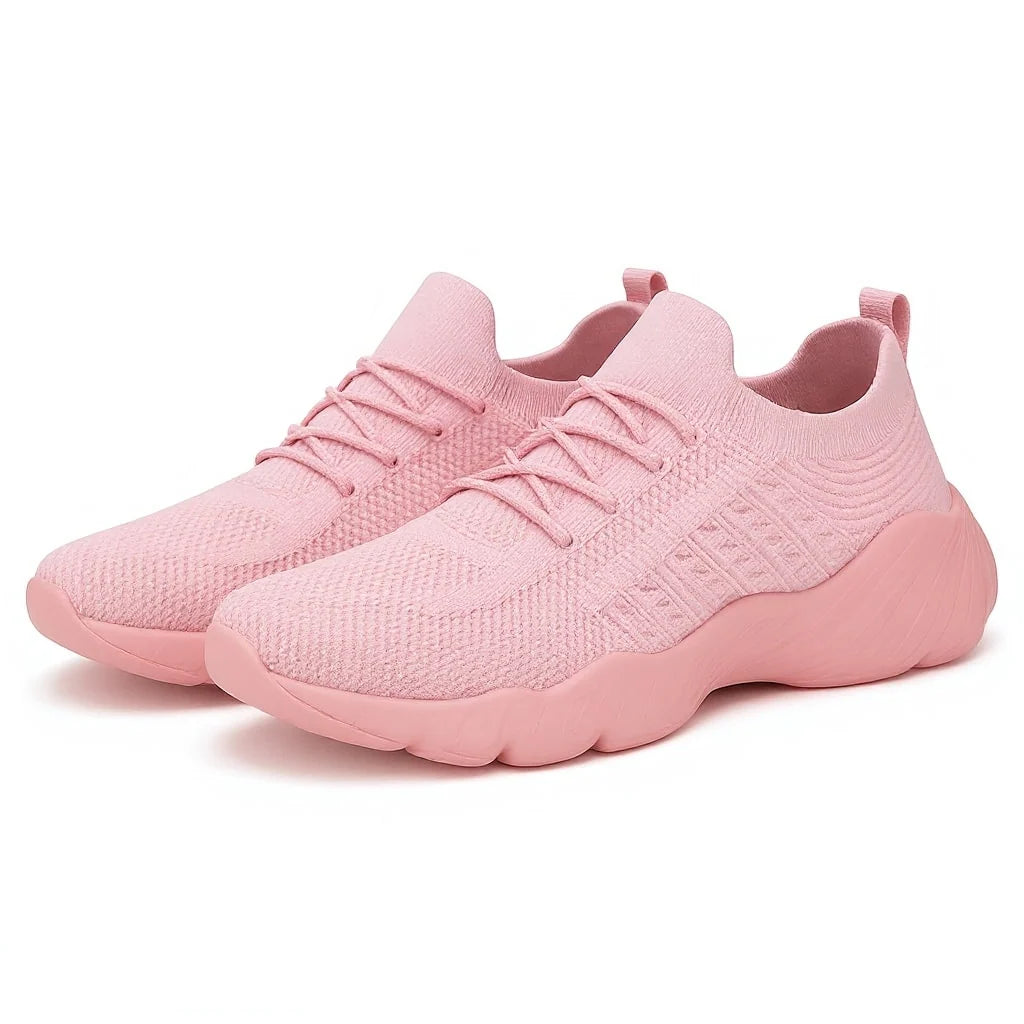 Women's Slip-On Sneakers | White, Lightweight Mesh, Gel Cushioning 11
