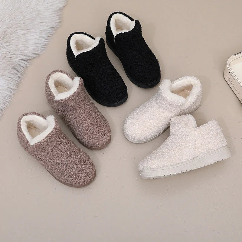 Women's Slipper Boots | Fleece Lined, Ankle Height, Non-Slip Sole 4