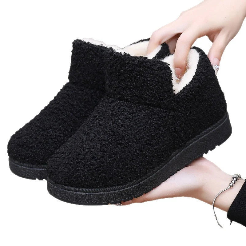 Women's Slipper Boots | Fleece Lined, Ankle Height, Non-Slip Sole 5