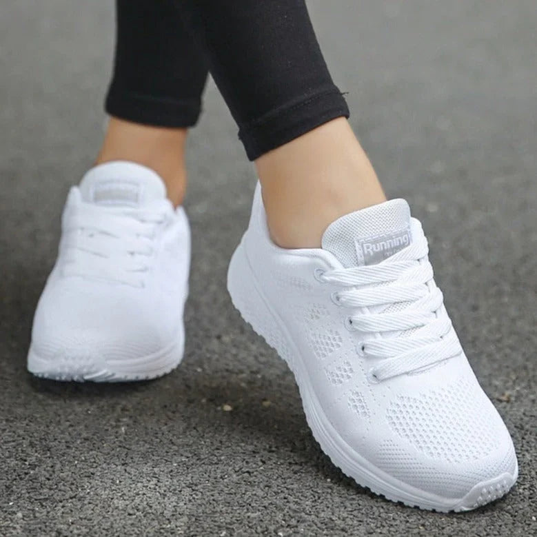 Women's Sneakers | Breathable Mesh Lace-Up, Wide Toe Box 1