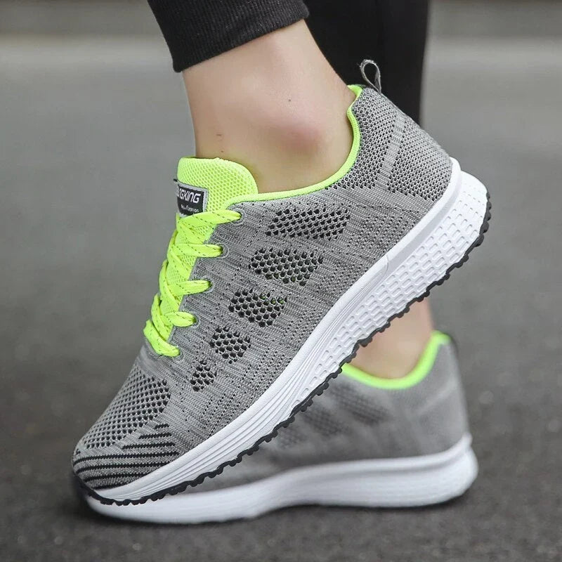 Women's Sneakers | Breathable Mesh Lace-Up, Wide Toe Box 10