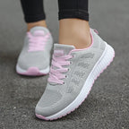 Women's Sneakers | Breathable Mesh Lace-Up, Wide Toe Box 11