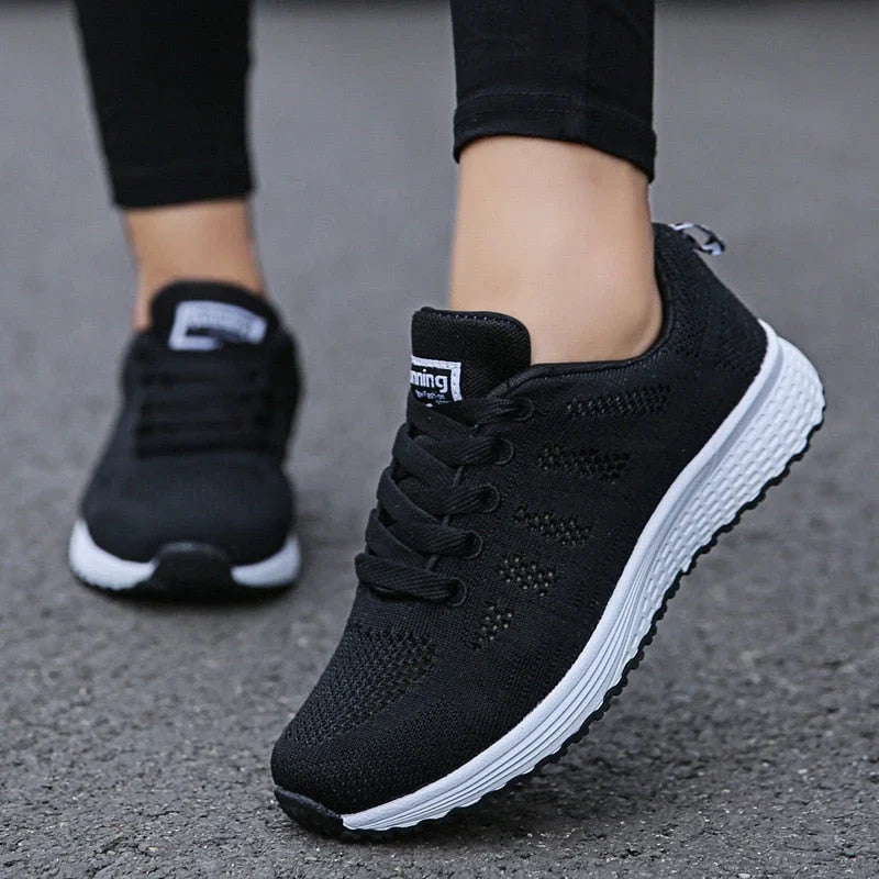 Women's Sneakers | Breathable Mesh Lace-Up, Wide Toe Box 3