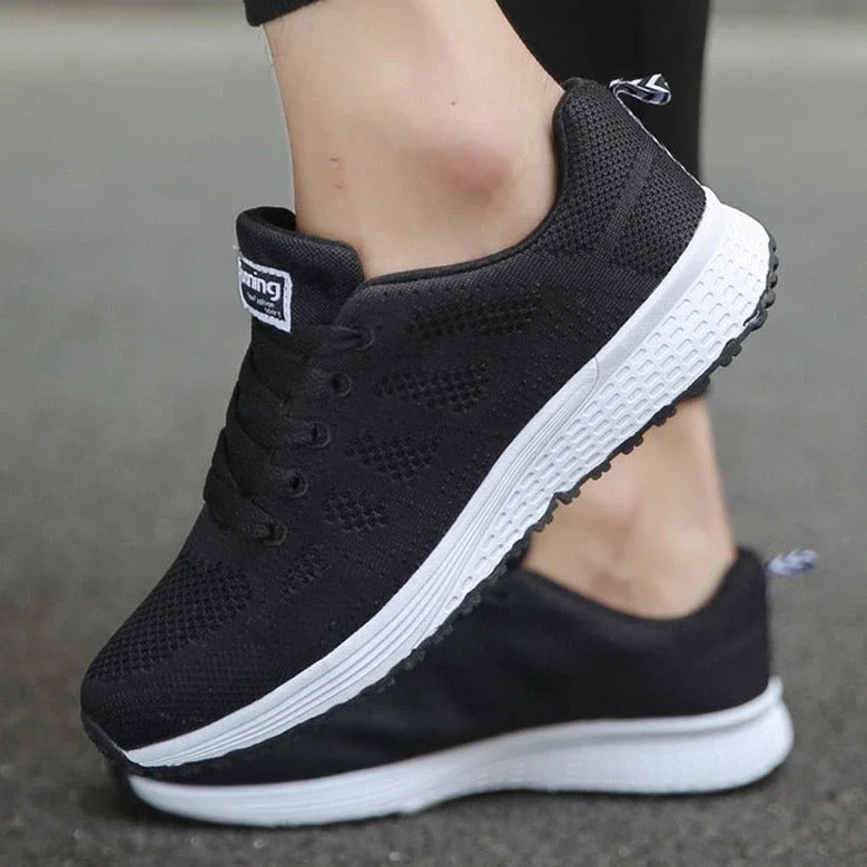 Women's Sneakers | Breathable Mesh Lace-Up, Wide Toe Box 5