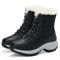 Women's Snow Boots | Waterproof, Faux Fur Lined, Wedge Sole 0