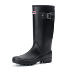 Women's Tall Waterproof Rubber Rain Boots | Anti-Slip Sole, Seamless Design 7