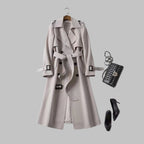 Women's Trench Coat | Knee-Length, Loose Fit, Elegant Tailoring 2