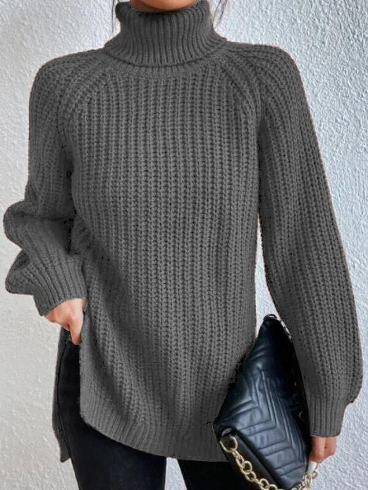 Women's Turtleneck Sweater | Relaxed Fit, Soft Knit, Warm and Versatile 2