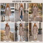 Women's Waterproof Hooded Jacket | Fitted Windproof Raincoat, Lightweight Polyester 6