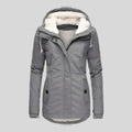 Women's Waterproof Jacket | Fleece Lined, Adjustable Hood, Extended Hem 0