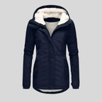 Women's Waterproof Jacket | Fleece Lined, Adjustable Hood, Extended Hem 2