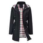 Women's Waterproof Jacket | Lightweight, Adjustable Waist, Detachable Hood 1