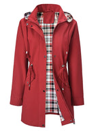 Women's Waterproof Jacket | Lightweight, Adjustable Waist, Detachable Hood 10