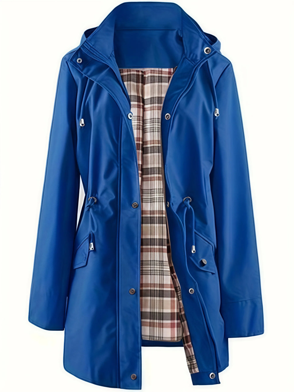 Women's Waterproof Jacket | Lightweight, Adjustable Waist, Detachable Hood 11